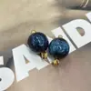 Botões de Vidro Coloridos com Glitter em Formato de Bola Redonda Estilo Chinês Étnico Hanfu Roupa Tang Cheongsam Acessórios para Roupas