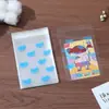 Bolsa de Plástico con Cierre Zip Estilo Ins Dibujos Animados Lindos Empaque para Tarjetas de Foto de Ídolos Bolsa Autoadhesiva Bolsa Protectora para Polaroid