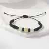 Pulseira Trançada Pedra Luminosa Doze Signos do Zodíaco Fio Vermelho Fio Preto Contas Luminosas Pulseira de Casal Estudante Feminina Atacado