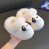 Chinelos de Algodão de Inverno para Bebês e Crianças Meninos e Meninas Bebê Interno Casa Capas de Sapato Removíveis Quentes e Impermeáveis Criança Pequena
