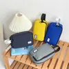 Bolsa de Lona Multifuncional de Color Sólido Bolsa de Cosméticos Portátil Multifuncional Casual Neceser Bolsa de Cosméticos