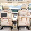 Organizador de Respaldo de Asiento de Coche Original Blue Rain, Bolsa de Almacenamiento para Coche Linda, Bolsa de Almacenamiento Multifuncional Creativa de Dibujos Animados para Coche