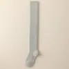Meias de Lã Acima do Joelho para Mulheres, Outono e Inverno Espessadas com Forro de Fleece Quente de Malha Felpuda Meias Altas para Coxa, Cano Alto Cor Sólida Simples Meias de Caxemira