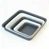 Base de bandeja para maceta cuadrada, base acolchada de plástico de resina engrosada, bandeja de recogida de agua, bandeja para maceta de suculentas personalizada