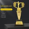 Trophy de asas de metal criativo charity charity Prêmio Amor atividade de voluntariado trophy de honra Lembrança de Ação de Graças