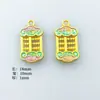 Enfeites Festivos Estilo Chinês Liga Dupla Face Pingente de Abacus Acessórios para Joias DIY Pingente de Pulseira