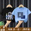 2026 Nuevo Verano Popular Camiseta Estampada para Niños Manga Corta Algodón Puro Moda de Verano Elegante para Niños