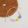 Pulsera de cerámica de Jingdezhen, nueva y que no se decolora, para estudiantes mujeres, pulsera de cuentas de estilo antiguo, pulsera de cerámica fresca y moderna