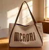 Bolsa de Hombro de Lona Grande de Alta Gama Casual Estilo Ins Versión Coreana 2026