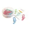 Venta caliente de fábrica clip para papel regalo papelería traje clip para papel color plástico estilo completo transfronterizo en stock