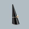 Expositor de acrílico cónico para anillos, soporte para joyas, accesorios para exhibir anillos, base para anillos con punta de dedo