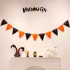 Bandeira de Feltro Halloween Transfronteiriça Decoração Criativa Cena Suprimentos de Festa Guirlanda de Abóbora Banner de Decoração