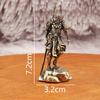 Aro de oro Wukong de latón negro mitológico, decoración creativa de dios de la guerra, Buda, mono del zodíaco, artesanías Xiangyun Wukong