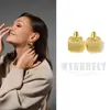 Marca Mesurely 2026 Verano Estilo Europeo y Americano Geométricos Lujo Ligero Gama Alta Acero Inoxidable Pendientes Ecológicos para Mujer
