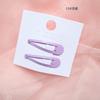 Corea del Sur INS Xiaoya mismo color caramelo pasador bb niña color pasador clip de palabra clip para flequillo cabeza de niños