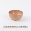 Cuenco de madera maciza He Shi, ensaladera de madera entera de haya, frutero doméstico, cuenco de madera japonés, vajilla de troncos vintage de color sólido