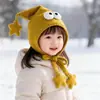 Gorros Infantiles, Gorros de Duende Estilo Coreano de Invierno, Gorros de Lana Gruesos y Cálidos, Niños y Niñas, Gorros Resistentes al Viento para Exteriores con Protección para los Oídos