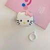 Adecuado para Cubierta Protectora de Auriculares Bluetooth Apple AirPods Pro3 Caricatura Silicona Blanda Cáscara Linda Creativa Elegante Almacén