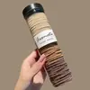 Goma Elástica Negra para el Cabello para Mujer, Alta Elasticidad, Accesorio para el Cabello Duradero, Diadema Elegante, Anillo de Goma para el Cabello