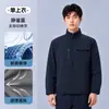 Chaquetas de trabajo de primavera y otoño hechas a medida con logotipos impresos o bordados, duraderas y resistentes a las manchas, adecuadas para mecánicos, talleres de reparación de automóviles y como ropa de trabajo protectora en talleres.