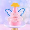 Net Red Non-woven Birthday Hat Cute Angel Festa de Aniversário Traje Nuvens Estrelas Feltro Chapéu