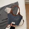 Nova Bolsa Feminina Transversal de Ombro Outono 2025 Textura Moda Design de Nicho Casual Casual Retro Bolsa Saco