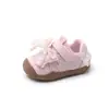 Zapatos para Bebé Niña y Niña Pequeña Primavera y Otoño Estilo Nuevo Zapatos Casuales con Lazo para Niñas Suela Suave Antideslizante para Bebé Niña Zapatos de Princesa de Moda