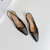 ¡Pesca de Bellezas! Elegantes Sandalias Cuadradas con Huecos y Sin Espalda para Mujer, Nuevas Sandalias de Verano 2026 con Tacón Kitten para el Trabajo