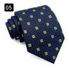Corbata de Hombre Estilo Hong Kong Retro Estampado Vestido Moda Yuppie Seda Texturizada Accesorios Camisa Traje Hecho a Mano Ancha 8CM