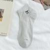 Calcetines de verano para mujer, calcetines cortos de tubo, calcetines finos con lazo, transpirables, absorbentes del sudor, dulces calcetines japoneses coreanos Zhuji, venta al por mayor