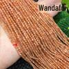 Pedra do Sol Ponto Dourado Natural Contas Pulseira com Face Lapidada Pulseira Colar Acessórios para Joias DIY Semi-acabados Fornecimento Direto da Fábrica