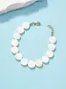 Pulsera Bohemia de Playa de Verano Best-Seller Transfronteriza Europea y Americana Temu Amazon con Cuentas Redondas Planas Geométricas y Conchas