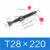 Juego de husillo de bolas tipo T Accesorio Tornillo trapezoidal Husillo de bolas trapezoidal Maquinaria para carpintería Abrazadera para husillo de bolas