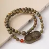 Zakiram Green Sandalwood DIY Pulseira Fábrica Atacado Especificações 0.6 Homens e Mulheres Jogando Rosário Mão Decorativa Jóias