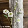 Flores de Casamento Brancas Simulação Flores de Casamento Arranjo de Cena Flores Artificiais Paisagismo Flores de Fileira no Chão Decoração Suave Arte Floral Arranjo de Flores Rosas
