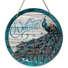 Saúde Placa de Porta Flor Pintura Decorativa Vintage Pintura em Madeira Decoração de Parede Placa Suspensa Porta Interna e Externa Transfronteiriça
