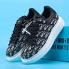 Zapatos blancos de piel de oveja Peter McQueen para mujer, suela gruesa, de cuero, informales, para parejas, con suela gruesa, para patinar en pareja.