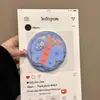 Suporte Magnético Rotativo Borboleta Morango Ins Coreano Dongdaemun Forte Adsorção Portátil Feminino N52 Suporte para Celular