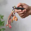 Pingente de Tassel da Sorte de Sândalo Roxo para o Ano do Cavalo, Pingente de Chaveiro, Corrente de Celular, Acessório de Bolsa