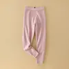 Pantalones Térmicos para Niños Clase a Nuevo Modelo de Invierno Pantalones Térmicos Interiores Engrosados de Tres Capas para Niños Leggings Cálidos con Forro de Felpa para Niñas