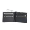 1163 Billetera de Cuero Genuino Amazon, Piel de Vaca de Primera Capa, Bolso de Mano de Cuero Vintage, Portatarjetas Antirrobo para Hombre, Portatarjetas, Cuero Genuino