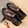 Zapatos formales de piel de corte bajo con patrón de cocodrilo zapatos de otoño de piel para hombre transpirables nuevos zapatos casuales de negocios para hombre marea una generación de cabello