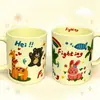 Caneca de Cerâmica Estilo Creme de Desenho Animado de Alto Valor Estético Fofa para Uso Doméstico Caneca de Café da Manhã Jane