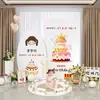 Montaje de Escena de Decoración para Primer Cumpleaños Estilo Coreano, Accesorios para Cumpleaños de Bebé Luna Llena y Cien Días, Fondo de Tablero de KT para Niños y Niñas