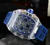 2021 Productos de comercio exterior para hombres relojes de cuarzo de 6 pines para hombres imitación de maquinaria fabricantes al por mayor
