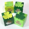 Cross Border 2025 Fiesta Temática del Día de San Patricio Ambiente Diseño Caja de Dulces Trébol Caja de Regalo Mayoreo