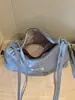 Bolso de hombro estilo ins japonés, simple y casual, alto valor estético, bolsa tipo albóndiga de gran capacidad, adecuado para estudiantes universitarios para la clase y el transporte, bolso cruzado