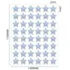 Adesivos de Estrela Impermeáveis Coloridos DIY Decoração de Diário Presente Estrela de Cinco Pontas Laser Etiquetas Adesivas Adesivos de Estrela