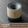 Lavabo para té Jianshui Cerámica Roja Firestone con Tapa Portahojas de Té Cenicero Anti-Salpicaduras de Ceniza Oficina Hogar Escritorio Lavabo de Aguas Residuales