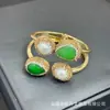Novo bracelete de pérola barroca natural e jade, joias de pedra bruta irregular de nicho europeu e americano, fornecimento de pulseira aberta
